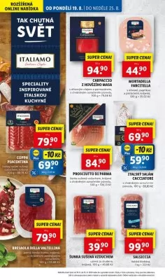 akční leták Lidl 19.8.2024-25.8.2024