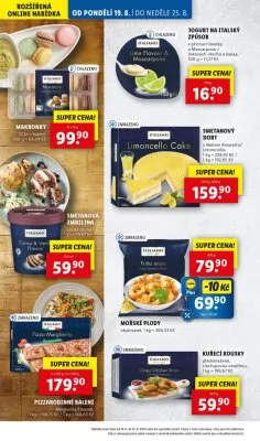 akční leták Lidl 19.8.2024-25.8.2024