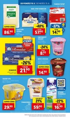 akční leták Lidl 19.8.2024-25.8.2024