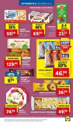 akční leták Lidl 19.8.2024-25.8.2024