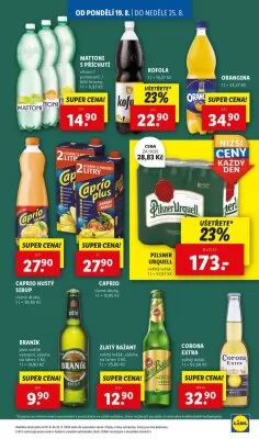 akční leták Lidl 19.8.2024-25.8.2024