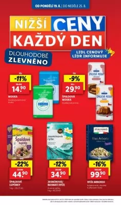 akční leták Lidl 19.8.2024-25.8.2024
