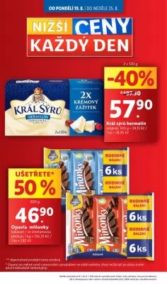 akční leták Lidl 19.8.2024-25.8.2024