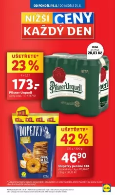 akční leták Lidl 19.8.2024-25.8.2024