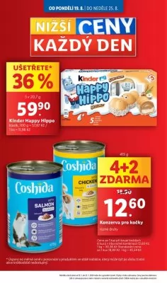 akční leták Lidl 19.8.2024-25.8.2024