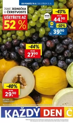 akční leták Lidl 19.8.2024-25.8.2024