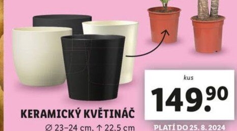 Keramický květináč