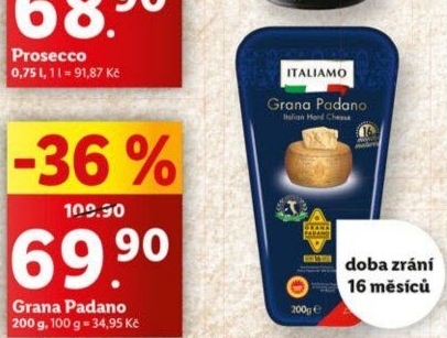 Sýr Grana Padano Italiamo