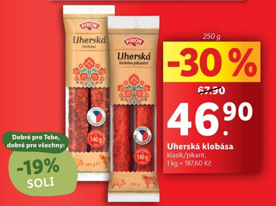 Uherská klobása Pikok