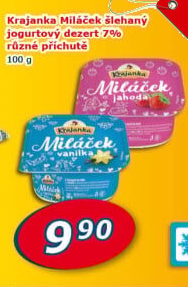 Jogurtový dezert Miláček Krajanka
