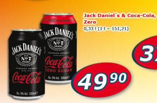 Míchaný nápoj Jack Daniel'