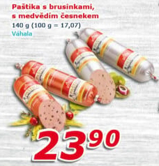 Paštika s brusinkami Váhala