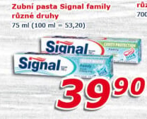 Pasty na zuby Family Signal