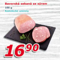 Sekaná bavorská se sýrem Kostelecké uzeniny