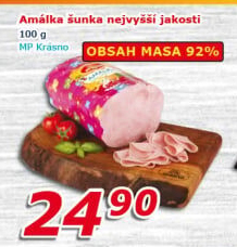 Šunka Amálka nejvyšší jakosti Krásno