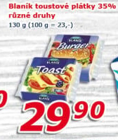 Sýr tavený toast Blaník