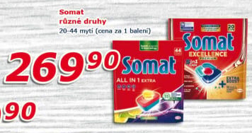 Tablety do myčky Somat