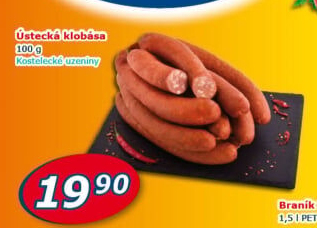 Ústecká klobása Kostelecké uzeniny