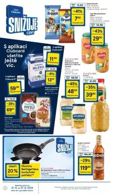 akční leták Tesco 21.8.2024-27.8.2024