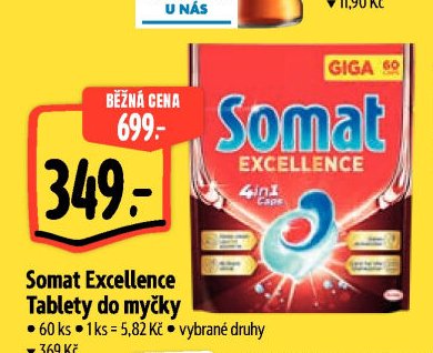 Somat Excellence Tablety do myčky