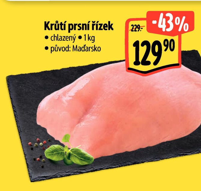 Krůtí prsní řízek