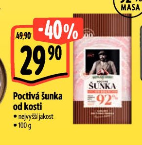 Poctivá šunka od kosti