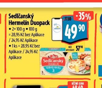 Sedlčanský Hermelín Duopack