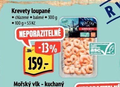 Krevety loupané