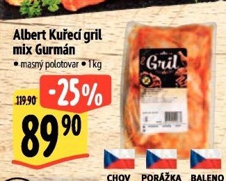 Albert Kuřecí gril mix Gurmán