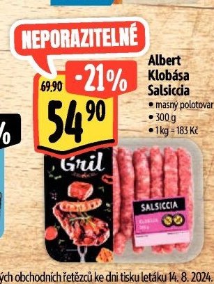 Albert Klobása Salsiccia