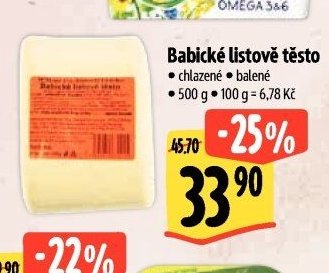 Babické listové těsto