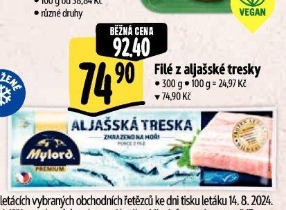 Filé z aljašské tresky