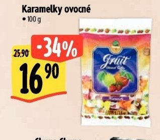 Karamelky ovocné