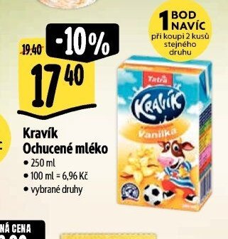 Kravík Ochucené mléko