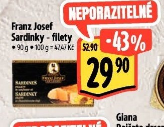 Franz Josef Sardinky - filety