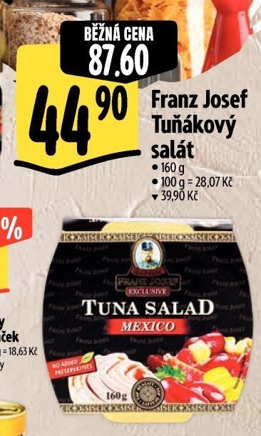 Franz Josef Tuňákový salát