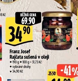 Franz Josef Rajčata sušená v oleji