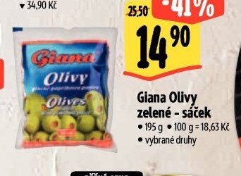 Giana Olivy zelené - sáček