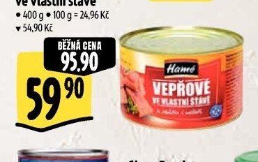 Hamé Vepřové maso ve vlastní šťávě