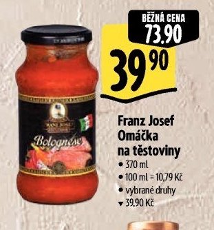 Franz Josef Omáčka na těstoviny