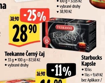 Teekanne Černý čaj
