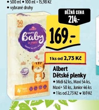 Albert Dětské plenky