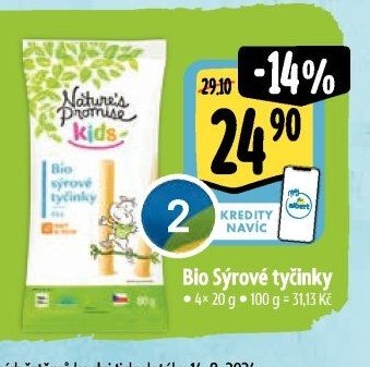 Bio Sýrové tyčinky