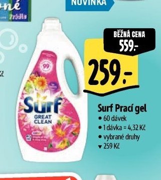 Surf Prací gel