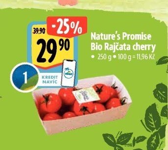Nature's Promise Bio Rajčata cherry
