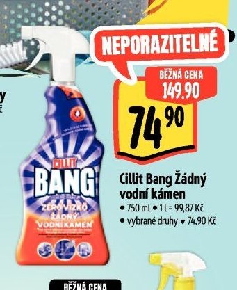 Cillit Bang Žádný vodní kámen