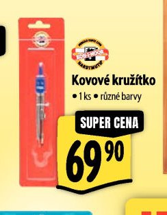 Kovové kružítko