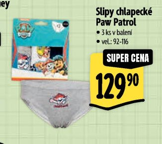 Slipy chlapecké Paw Patrol