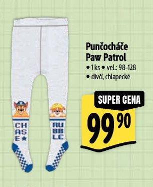 Punčocháče Paw Patrol