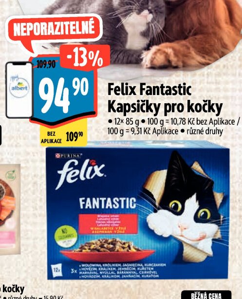 Felix Fantastic Kapsičky pro kočky